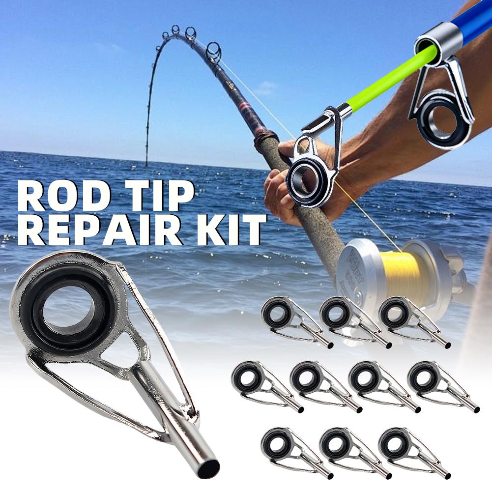 Fishing Rod Tip Replacement - طقم إصلاح رؤوس صنارات الصيد 10