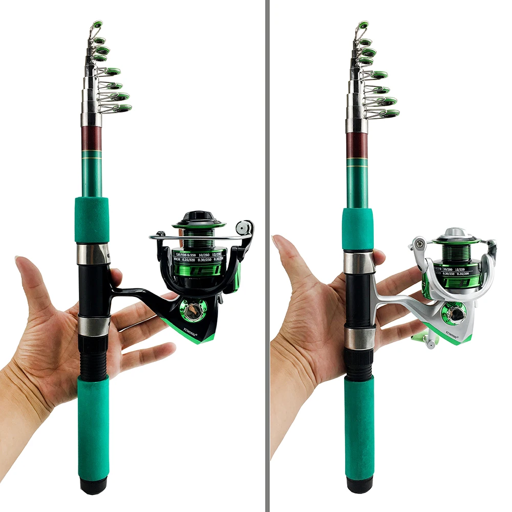 المحمولة البحر الصيد رود مجموع - مراجعة Fishing Rod Combo وسعره