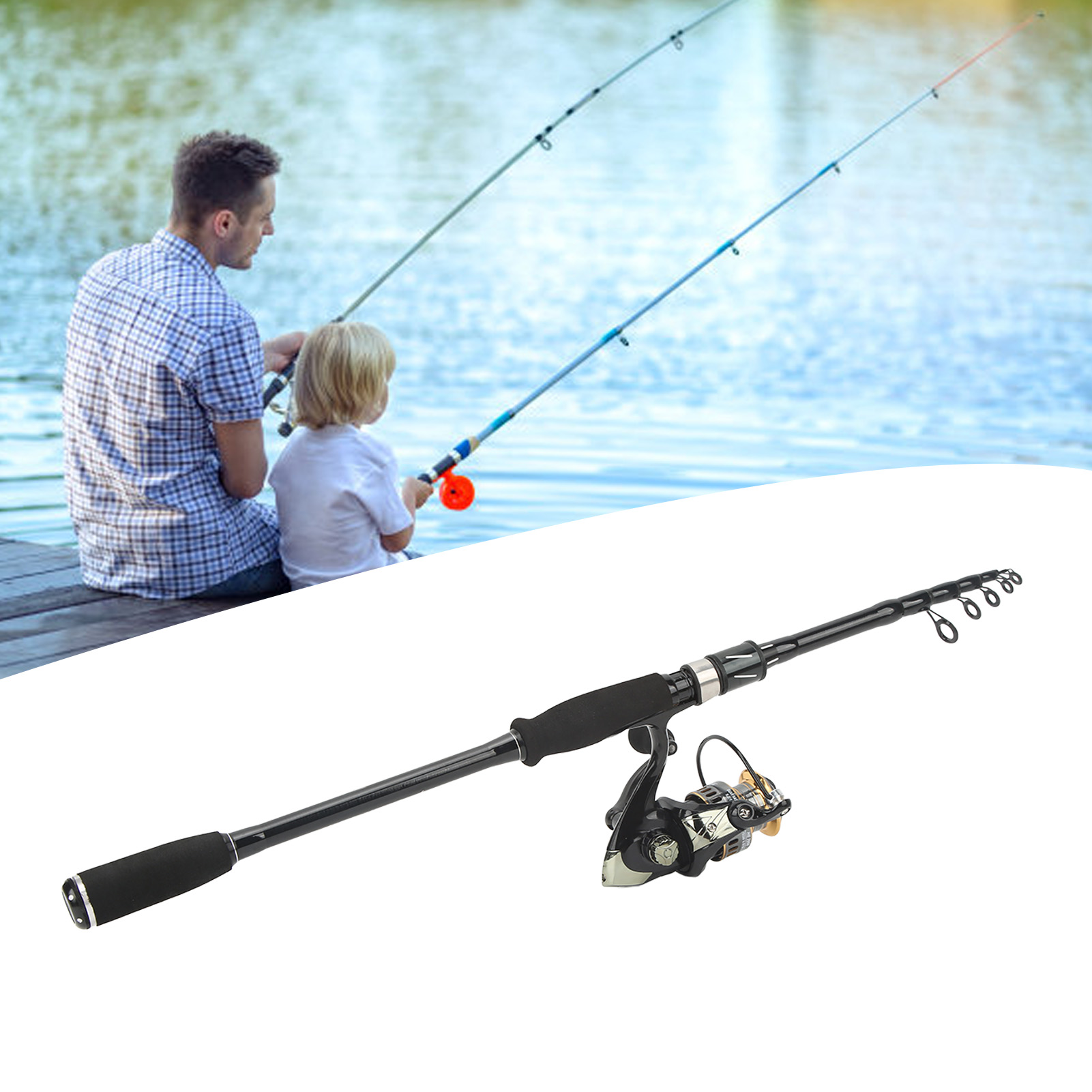 طقم صيد السمك متكامل: صنارة صي - مراجعة Fishing Rod Combo وسعره