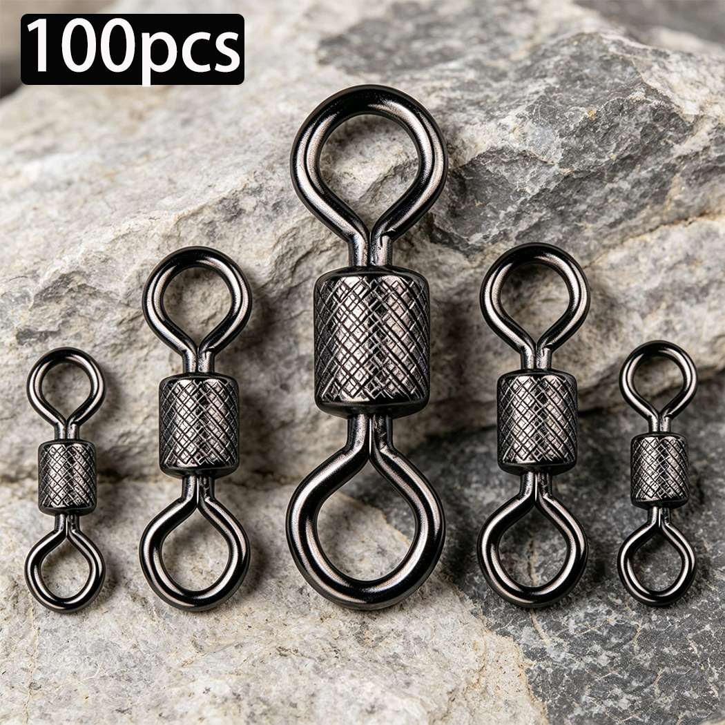 100 قطعة/صندوق دوارات صيد السم - مراجعة Fishing Rod Case وسعره