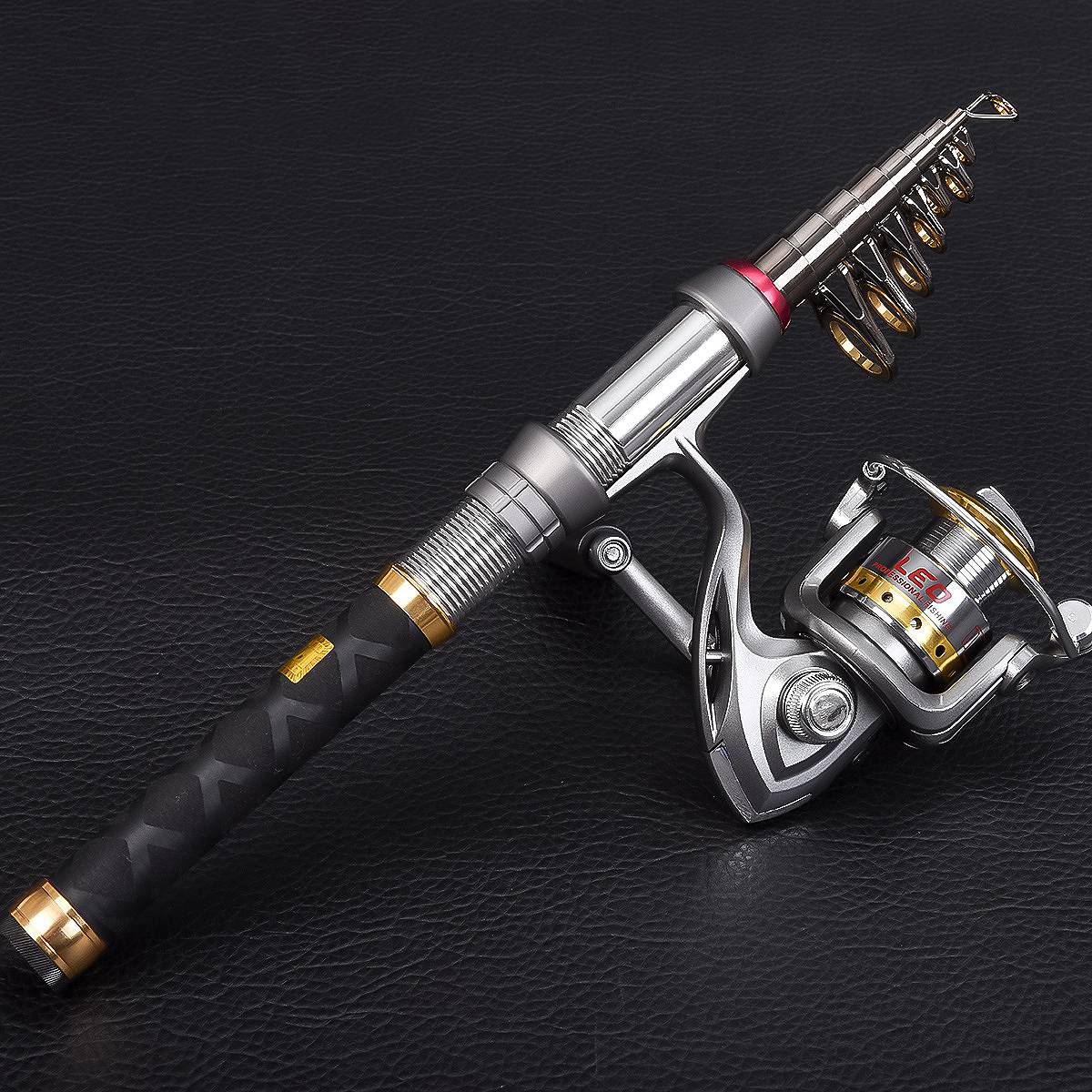 مجموعة صنارة صيد AD45 مع بكرة  - مراجعة Fishing Rod Travel وسعره