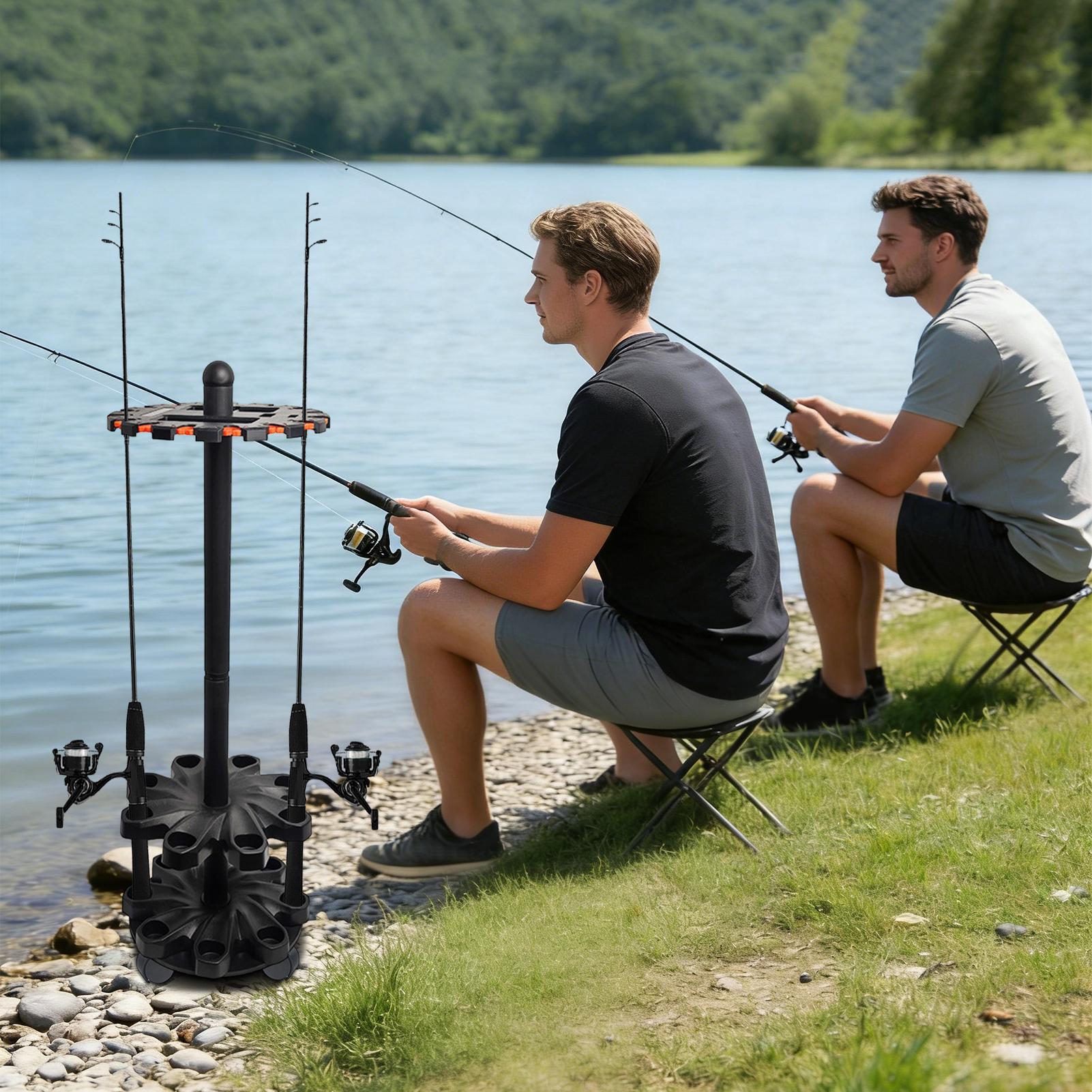 حاملات قصبات الصيد، حامل عمودي - مراجعة Fishing Rod Boat وسعره