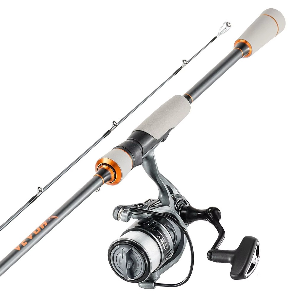 طقم صيد سمك القاروص من ألياف ا - مراجعة Fishing Rod Combo وسعره