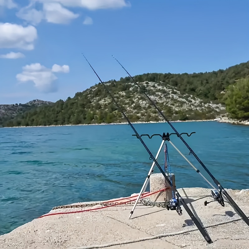 1 قطعة حامل سبائك الألومنيوم ت - مراجعة Fishing Rod Telescopic وسعره