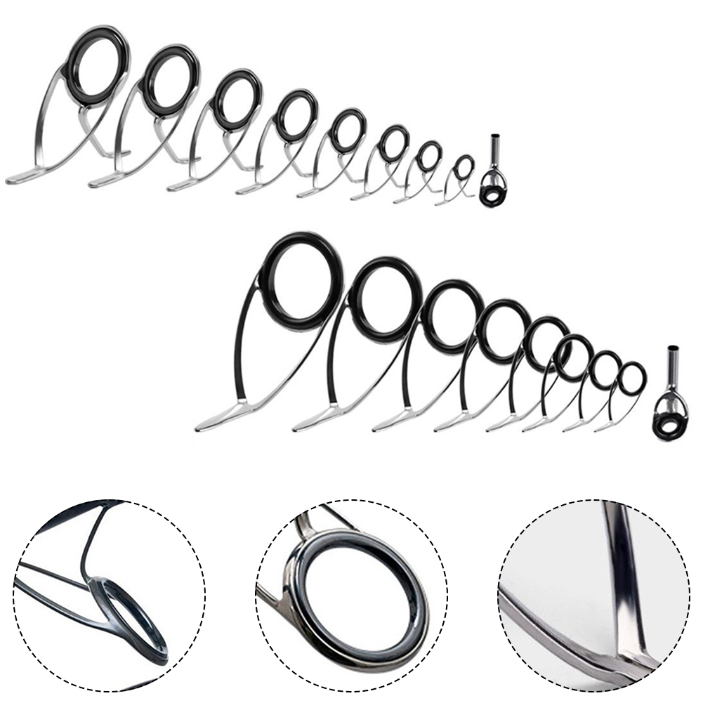 حلقات سيراميك لقضيب الصيد ، حل - مراجعة Fishing Rod Repair Kit وسعره