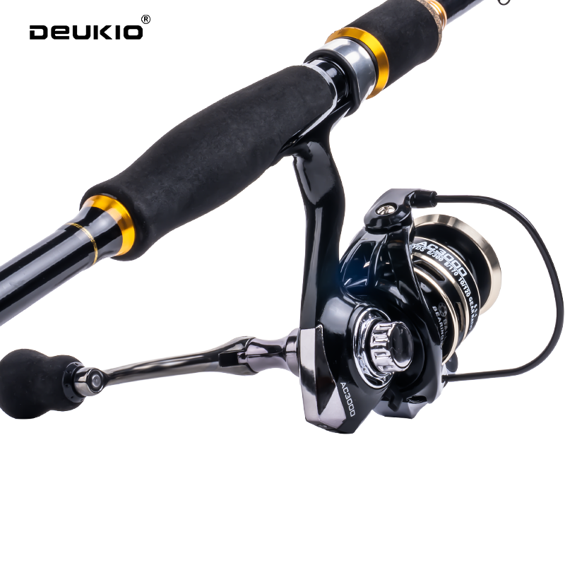 طقم صيد DEUKIO يتكون من قصبة ص - مراجعة Fishing Rod Combo وسعره
